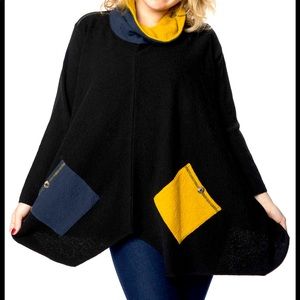 Margaret Winters size s tunic swing top, artsy fun